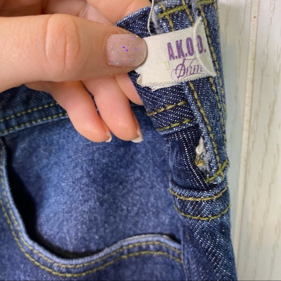 A.K.O.O. Denim Men’s Blue Jeans Size 36 Streetwear - Picture 6 of 16